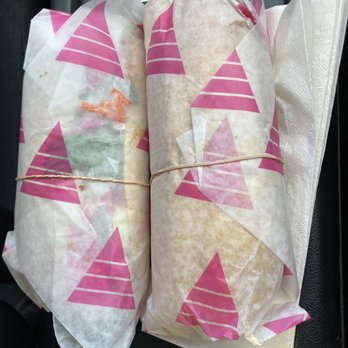 Z & J Asian Subs - two wraps wrapped in paper - Sandwiches Near Me - Eureka, California