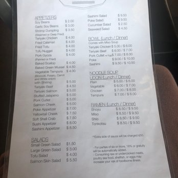 Koko Sushi - Menu - Sushi Bars Near Me - Mission Viejo, California