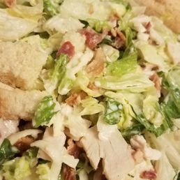 Turkey club salad Turkey club salad