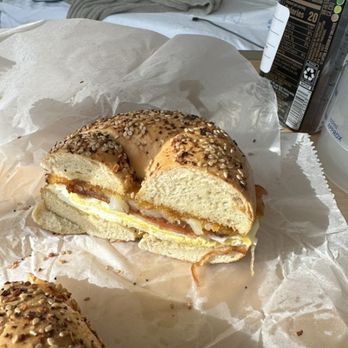 Bagel Cafe 21 - Bacon , cheese, egg - Bagels Near Me - Richardson, Texas
