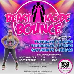 Power P Bounce - Flyer for class dates.
