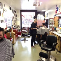 Jefferson's Barbershop - From the back photo.