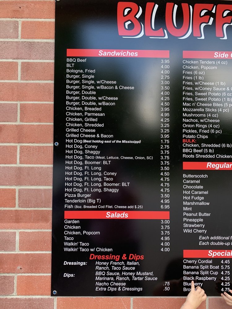 Food from Bluffton Dari Freeze