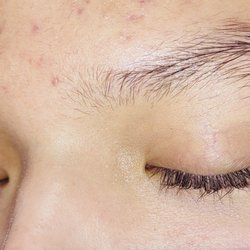 Eyebrows Threading String Ceja - Before getting my brows done