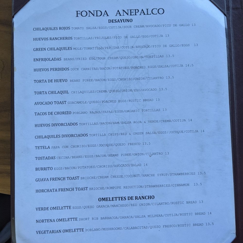 Anepalco Mexican Restaurant-Main - Menu - Coffee & Tea Near Me - Orange, California Anepalco Mexican Restaurant-Main - Menu - Coffee & Tea Near Me - Orange, California