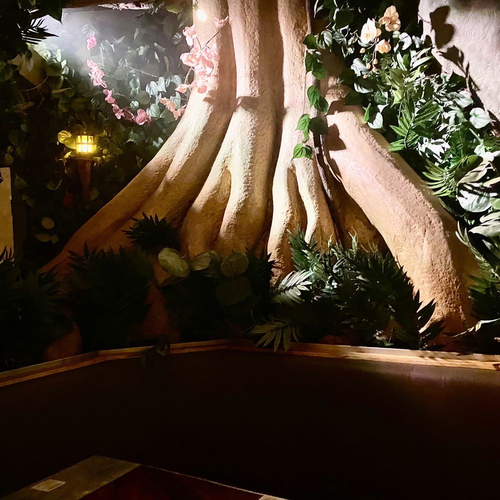 Last Rites - Giant tree behind the booth - Cocktail Bars Near Me - San Francisco, California Last Rites - Giant tree behind the booth - Cocktail Bars Near Me - San Francisco, California