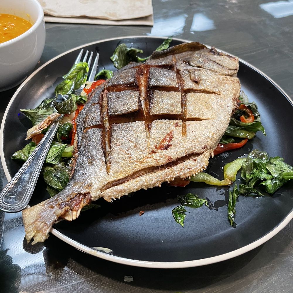 Maggie Thai Kitchen - Grilled Pompano - Thai Near Me - Boise, Idaho Maggie Thai Kitchen - Grilled Pompano - Thai Near Me - Boise, Idaho