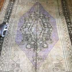 Persian Point Rugs - The wool rug we chose.. I've never seen a rug with these colors but Al has a little of everything for everyone's palette.