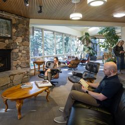 Vail Public Library - Cozy fireplace!