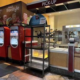 Drink and pick up area