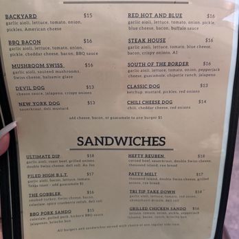 The Backyard - Menu 9/2026 - Barbeque Near Me - Rancho Murieta, California The Backyard - Menu 9/2026 - Barbeque Near Me - Rancho Murieta, California