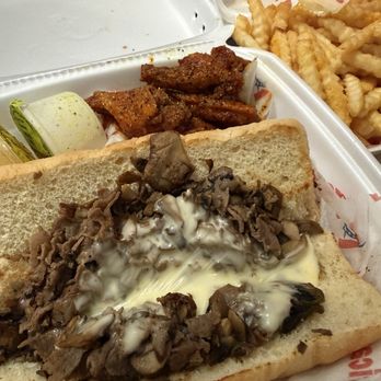 American Deli - Beef Philly and 5pc Wings Combo - American Near Me - Smyrna, Georgia American Deli - Beef Philly and 5pc Wings Combo - American Near Me - Smyrna, Georgia