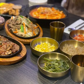 Mom's Kitchen - a table full of food - Korean Near Me - Markham, Ontario