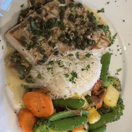 Grilled Swordfish Picata