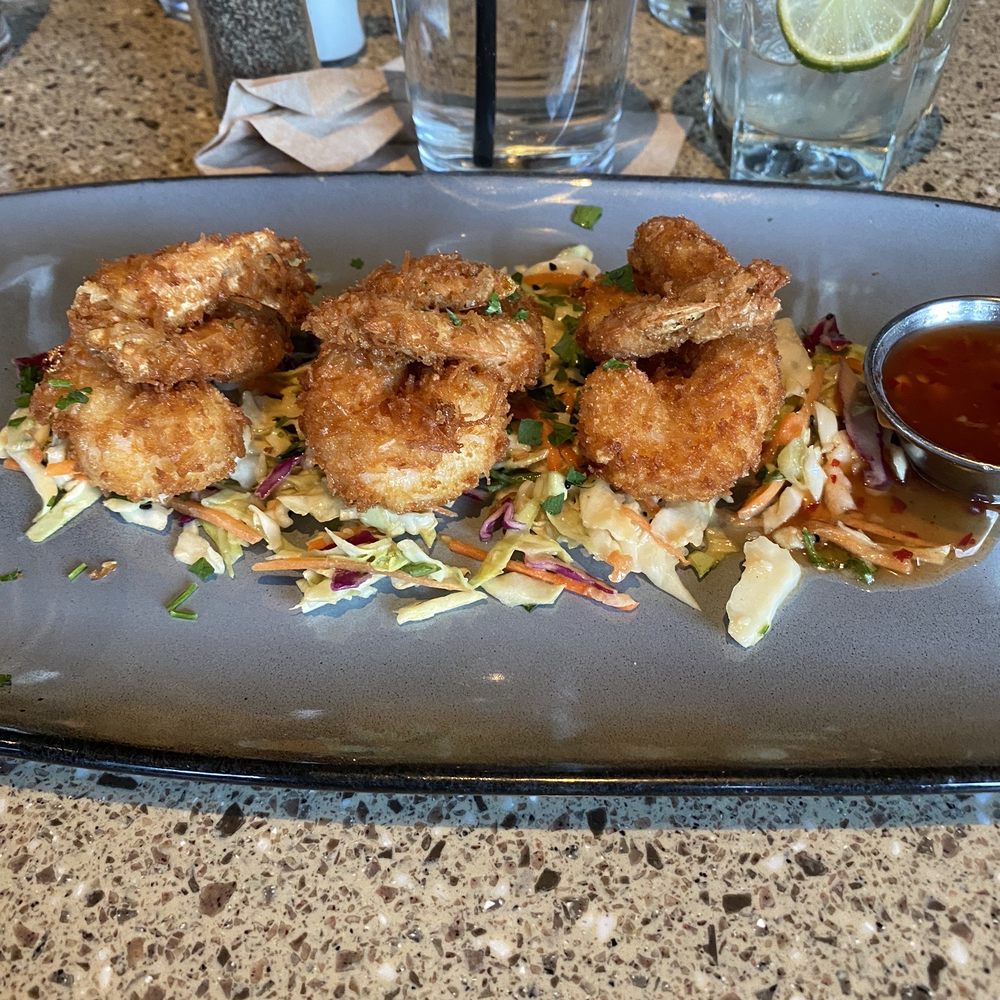 Lazy Dog Restaurant & Bar - Coconut shrimp - New American Near Me - Addison, Texas Lazy Dog Restaurant & Bar - Coconut shrimp - New American Near Me - Addison, Texas
