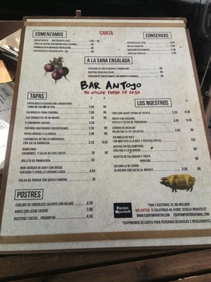 Menu photo 6 Antojo Seville, SE Menu photo 6 Antojo Seville, SE