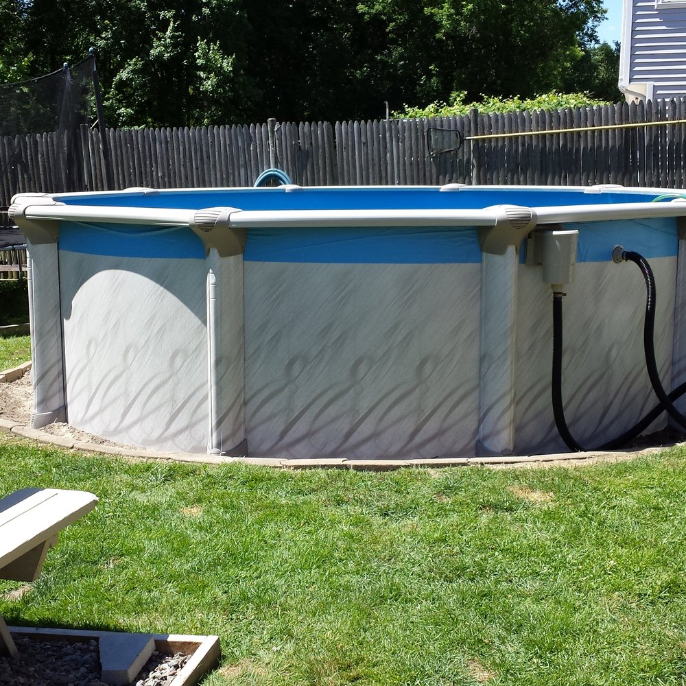 Thanks to Dave's Above Ground pools my pool is up and running.. bring on summer!! Thanks to Dave's Above Ground pools my pool is up and running.. bring on summer!!