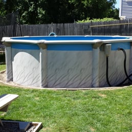 Thanks to Dave's Above Ground pools my pool is up and running.. bring on summer!! Thanks to Dave's Above Ground pools my pool is up and running.. bring on summer!!