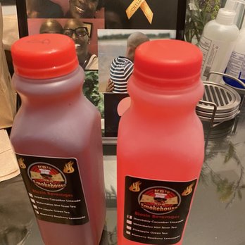 KB's BBQ Smokehouse - Blueberry raspberry lemonade and strawberry cucumber lemonade. 3.00 each. Kool-Aid in containers. - Barbeque Near Me - Irvington, New Jersey KB's BBQ Smokehouse - Blueberry raspberry lemonade and strawberry cucumber lemonade. 3.00 each. Kool-Aid in containers. - Barbeque Near Me - Irvington, New Jersey