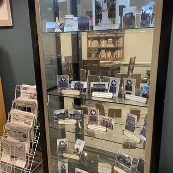Comfort Public Library - Historical info of the area display case - Libraries Near Me - Comfort, Texas