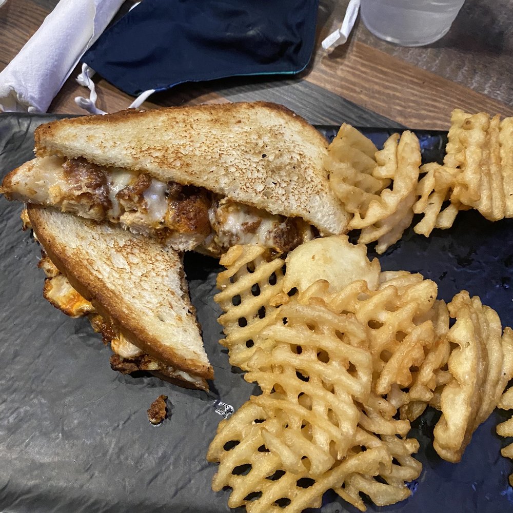 District 850 - Buffalo grilled cheese - Axe Throwing Near Me - Tallahassee, Florida District 850 - Buffalo grilled cheese - Axe Throwing Near Me - Tallahassee, Florida