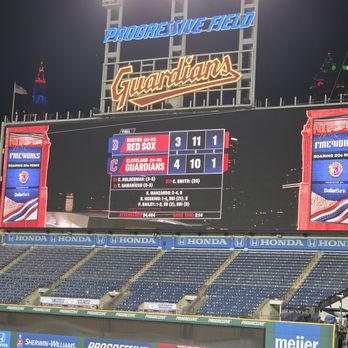 Progressive Field - Guardians win! - Stadiums & Arenas Near Me - Cleveland, Ohio
