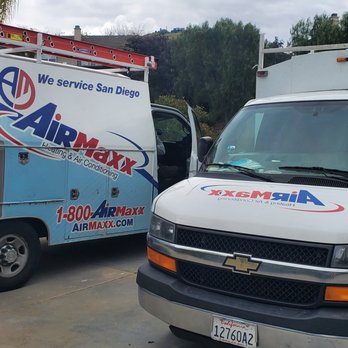 Airmaxx - Two trucks and 6 guys showed up on time, and ready to work. - Heating & Air Conditioning/HVAC Near Me - El Cajon, California Airmaxx - Two trucks and 6 guys showed up on time, and ready to work. - Heating & Air Conditioning/HVAC Near Me - El Cajon, California