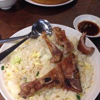 Dinesty Dumpling House - Pork chop fried rice. We ate some obviously - Chinese Near Me - Vancouver, British Columbia Dinesty Dumpling House - Pork chop fried rice. We ate some obviously - Chinese Near Me - Vancouver, British Columbia