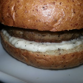 Freesoulcaffe - Truffle Burger Closeup - Vegan Near Me - Tustin, California Freesoulcaffe - Truffle Burger Closeup - Vegan Near Me - Tustin, California
