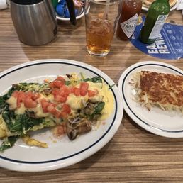 Spinach & Mushroom Omelette