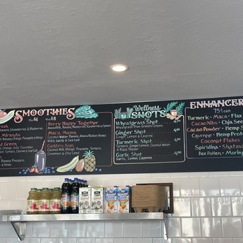 Main Squeeze - Menu part 2 - Juice Bars & Smoothies Near Me - Alameda, California