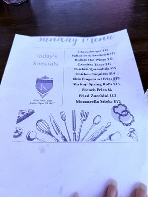 Menu photo 7 The Bistro K Laguna Niguel, CA