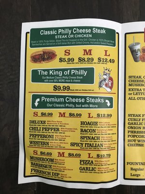 Menu photo 5 The Cheese Steak Shop Livermore, CA Menu photo 5 The Cheese Steak Shop Livermore, CA