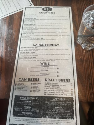 Menu photo 5 Off The Cuff Dallas, TX
