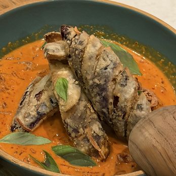 Nari - crispy eggplant - Thai Near Me - San Francisco, California