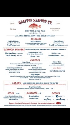 Menu photo 3 Grayton Seafood Santa Rosa Beach, FL Menu photo 3 Grayton Seafood Santa Rosa Beach, FL