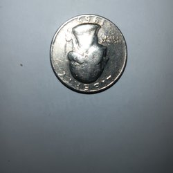L & L Coins & Stamps Inc - Rare US No Print Mark USQuarter