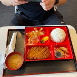 Beef katzu bento box Beef katzu bento box