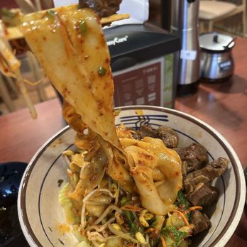 Ox 9 Lanzhou Hand Pulled Noodles - Chili oil noodles with stewed beef, new favorite!! A must try. - Asian Fusion Near Me - Mountain View, California Ox 9 Lanzhou Hand Pulled Noodles - Chili oil noodles with stewed beef, new favorite!! A must try. - Asian Fusion Near Me - Mountain View, California