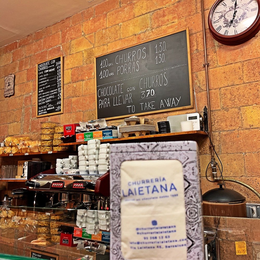 Xurrería Laietana - Barcelona, Spain: The best Churros in the universe! @Churreía Laietana - Churros Near Me - Barcelona, B Xurrería Laietana - Barcelona, Spain: The best Churros in the universe! @Churreía Laietana - Churros Near Me - Barcelona, B