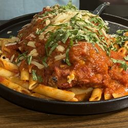 The Hangry Goose - Chicken parm with ricotta cheese inside