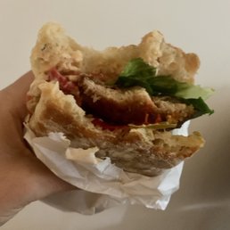 Chicken cutlet sandwich Chicken cutlet sandwich