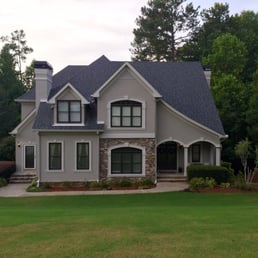 Whole house exterior paint job, trim to chimney caps. Whole house exterior paint job, trim to chimney caps.