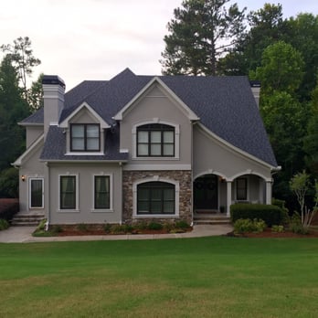 Atlanta Painting Company - Whole house exterior paint job, trim to chimney caps. - Painters Near Me - Canton, Georgia Atlanta Painting Company - Whole house exterior paint job, trim to chimney caps. - Painters Near Me - Canton, Georgia