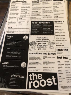 Menu photo 1 The Roost Northampton, MA
