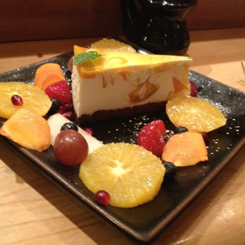 Nishino - 9th course: honey mango cheesecake - Sushi Bars Near Me - Seattle, Washington