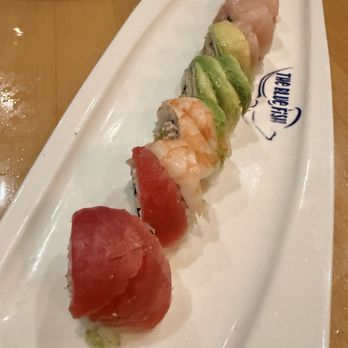 The Blue Fish Allen - Rainbow Roll - Japanese Near Me - Allen, Texas The Blue Fish Allen - Rainbow Roll - Japanese Near Me - Allen, Texas