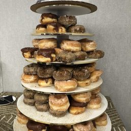 Donut tower.