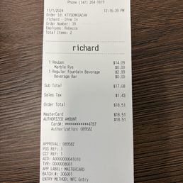 Receipt