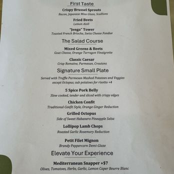 Blanc - 3 course menu - French Near Me - Fort Myers, Florida